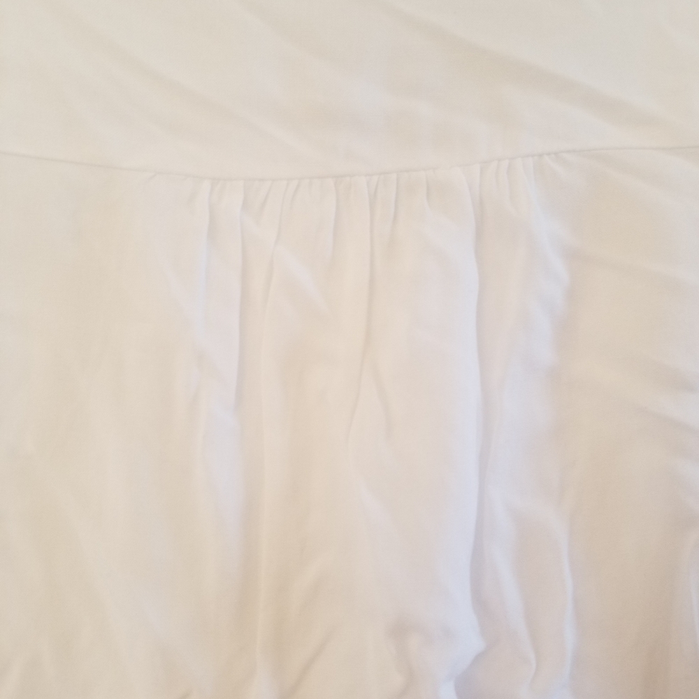 Caslon Lace Inset Pintuck Blouse in White size M - Picture 7 of 7